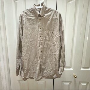 Arrow Men's Light Beige Casual Button-Down Shirt